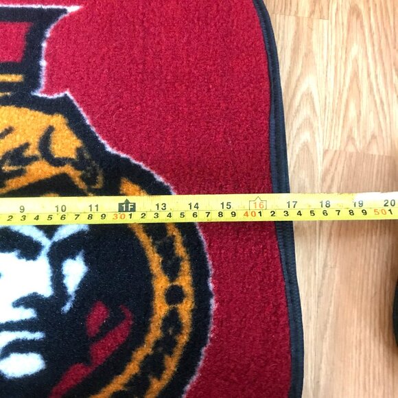 Ottawa Senators NHL Car Floor Mat Set 2-Piece 27.5" x 17" Fanmats Hockey - Picture 5 of 5